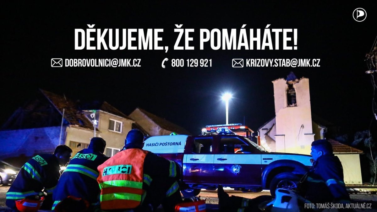 Tornádo na jižní Moravě spustilo vlnu solidarity, zapojte se i vy!