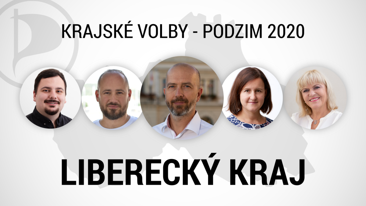 Piráti si zvolili kandidáty do krajských voleb v Libereckém kraji, lídrem je Zbyněk Miklík