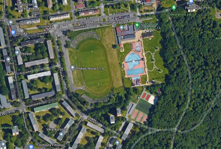 Pozemek po fotbalovém stadionu je k mání za 31 milionů, Piráti by tam rádi viděli sportovní komplex s plaveckým bazénem