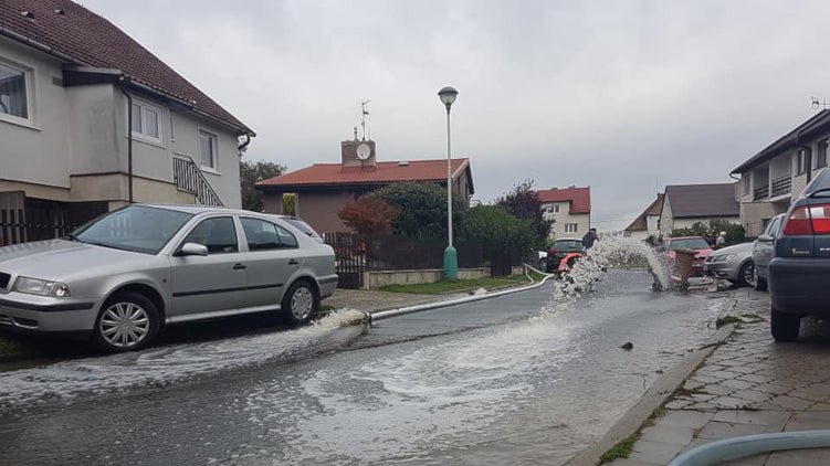 Povodně v Brodku u Přerova