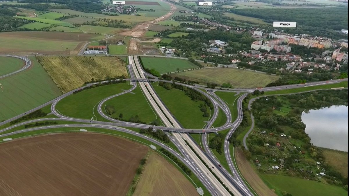 Dokončení úseku D1 u Přerova je pro novou vládu priorita 