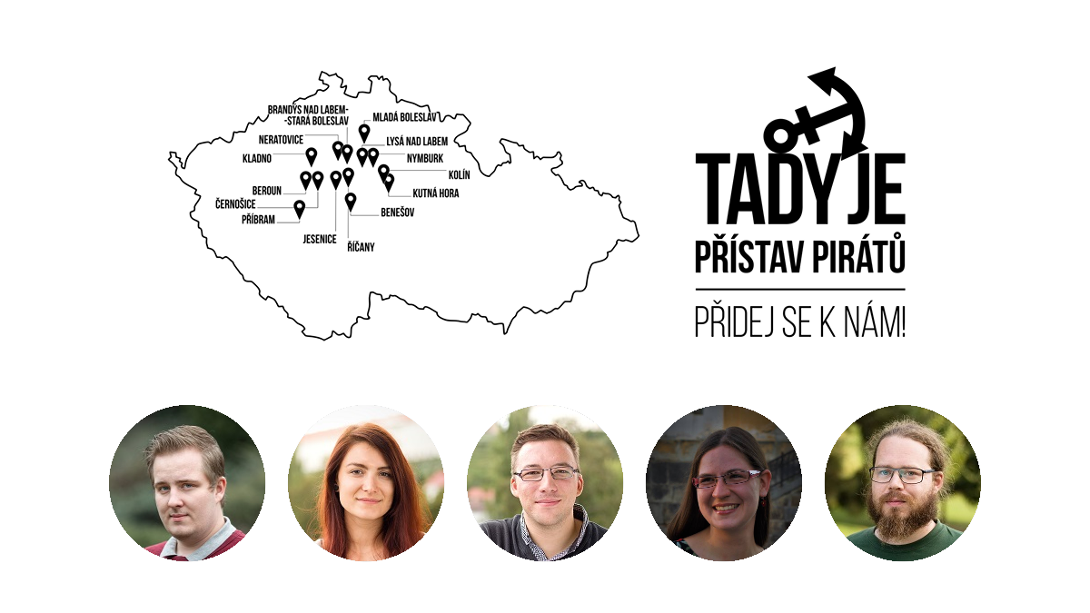 Středočeští Piráti si zvolili nové předsednictvo