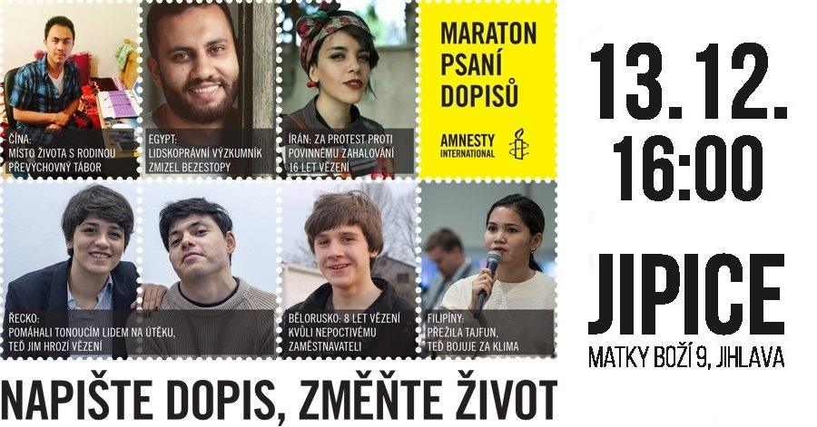 Přijďte napsat dopis za ty, co nemohou