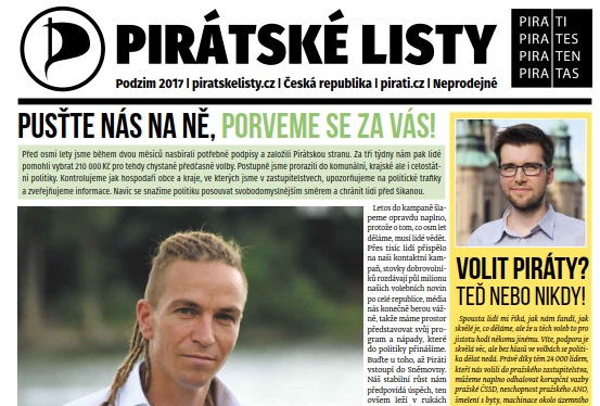 Zapojte se do aktivit mediálního odboru jihočeských Pirátů