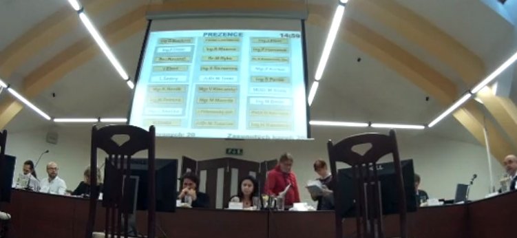 Přímý přenos z jednání zastupitelstva si lidé v Táboře oblíbili