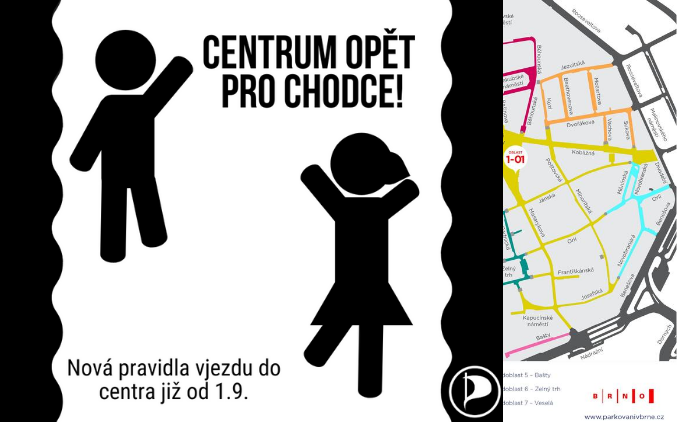 Méně aut v centru Brna. Nová pravidla pro vjezd aut jsou tu. Co se změní?